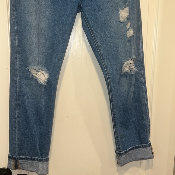 NWOT Levi’s 501 Button-Fly Distress Denim - Picture 4 of 9